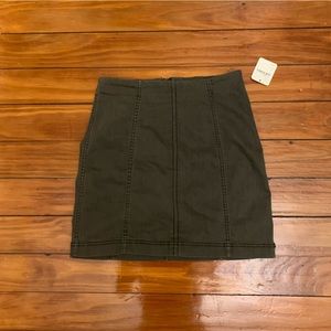 Free People Charcoal Skirt